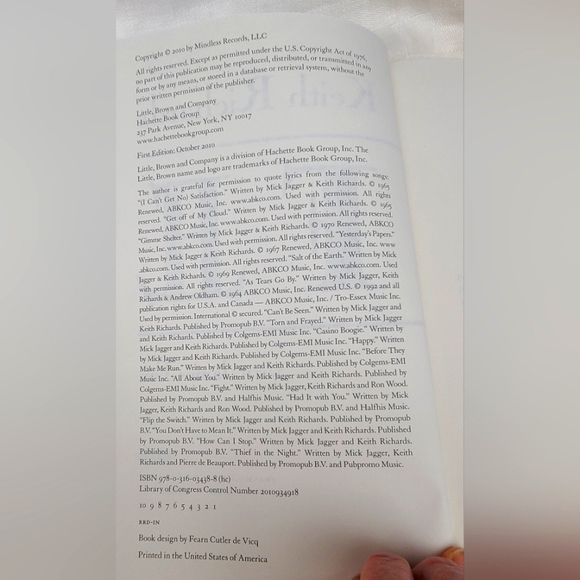 1st Edition Keith Richards: Life a Biography - Picture 4 of 9